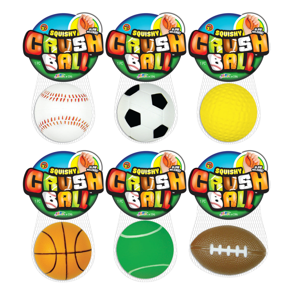 Squishy Crush Ball – Slow-Rise Sports Ball Squishy