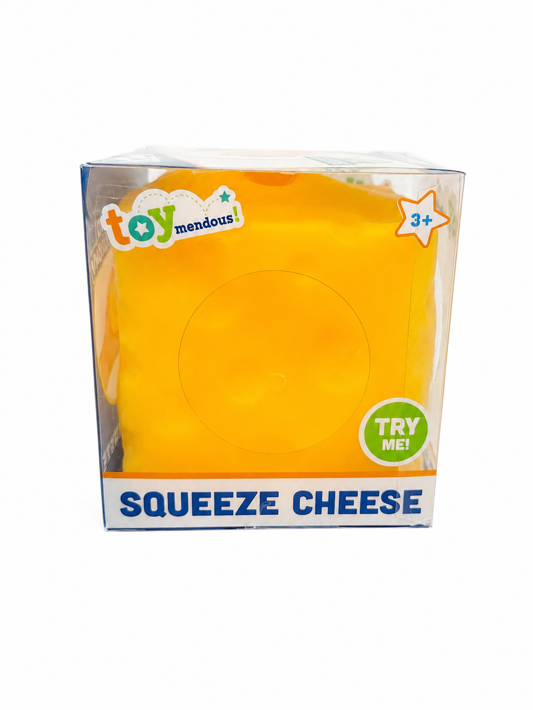Toymendous Squeeze Cheese – Squishy Stress & Fidget Toy