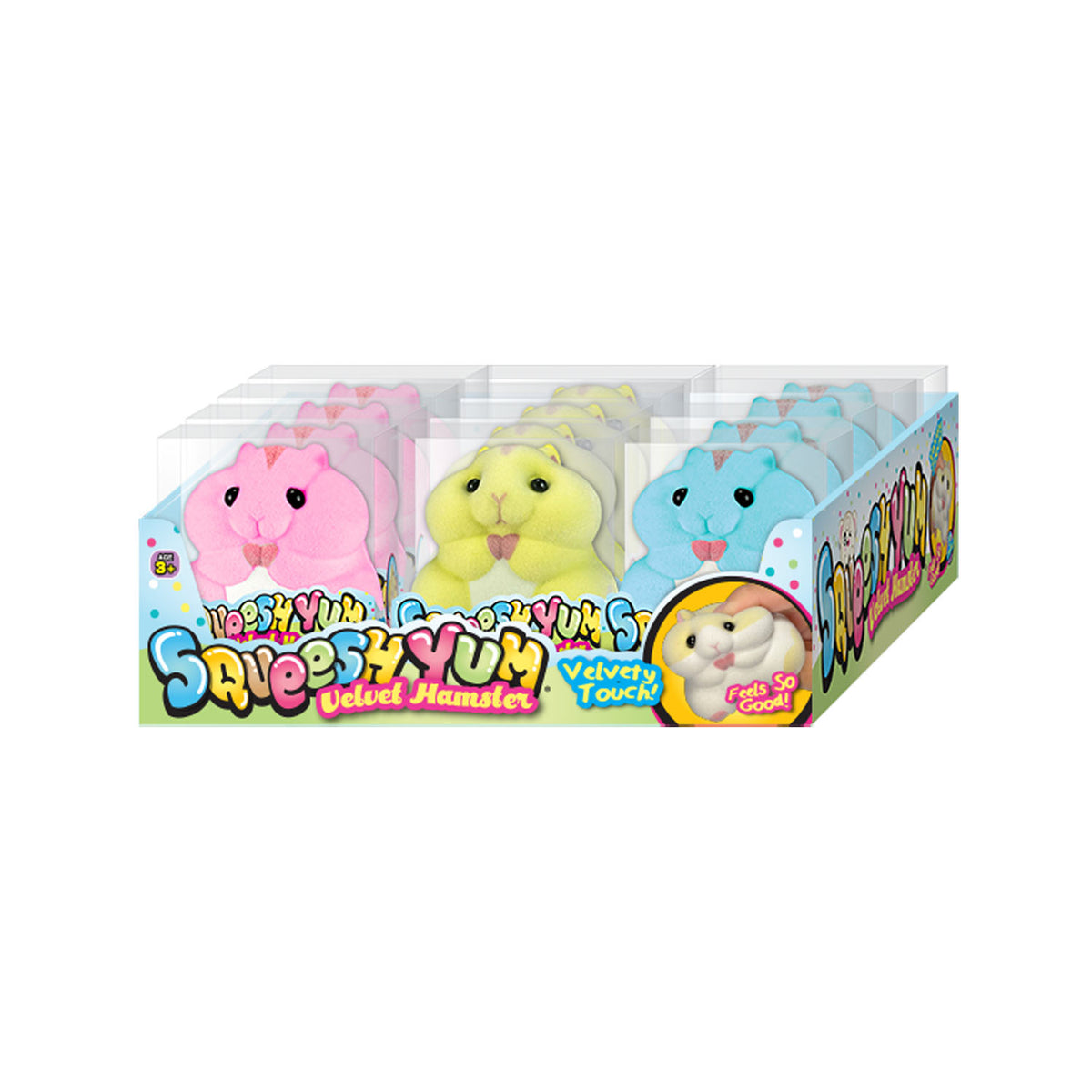 JA-RU Squeesh Yum Velvet Hamster — PREORDER
