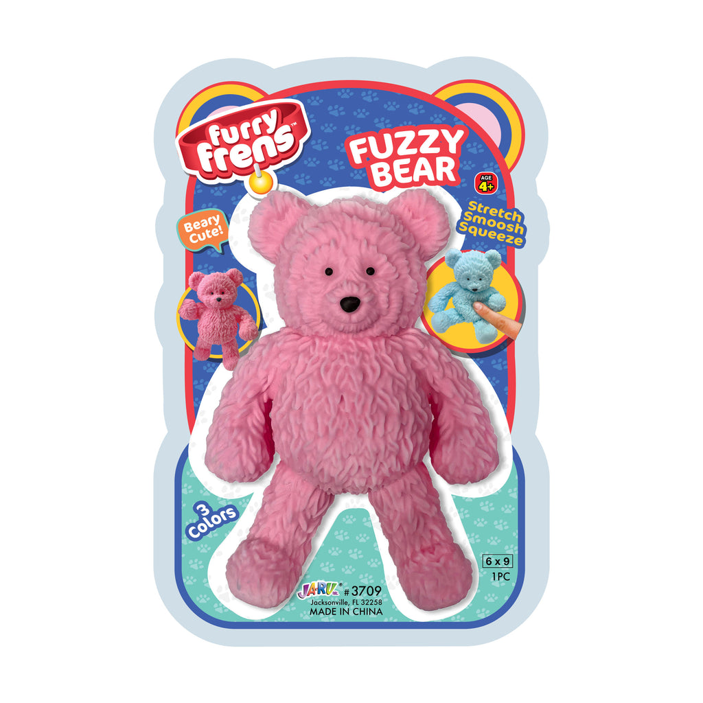 Furry Frens Fuzzy Bear – Fuzzy Stretch & Squeeze