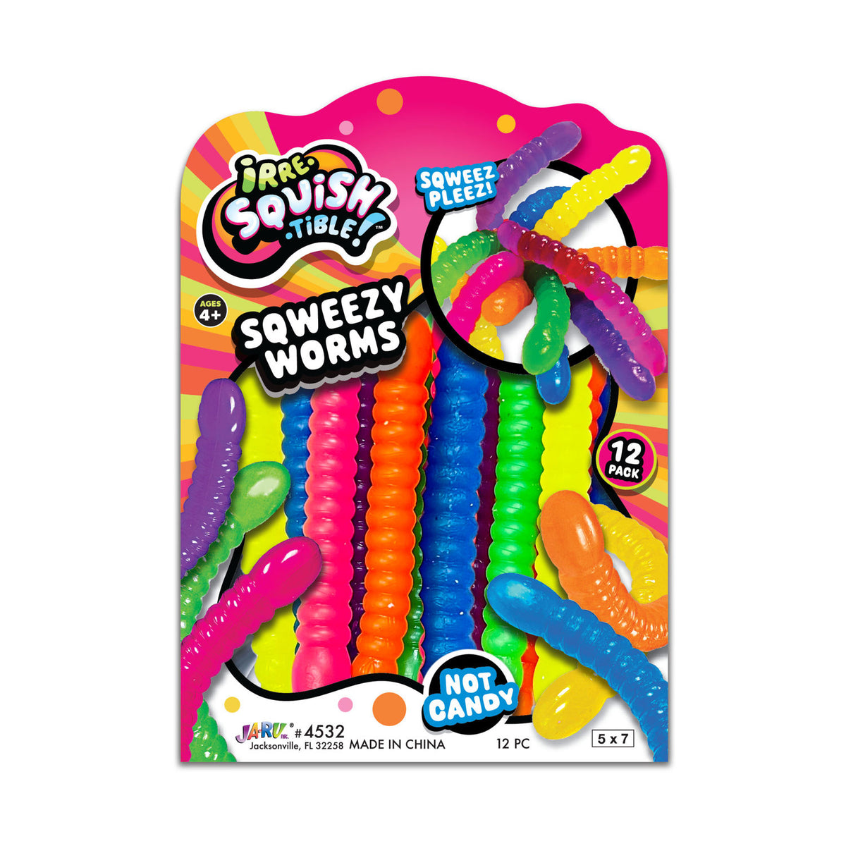 Irre-Squish-Tible Squeezy Worms