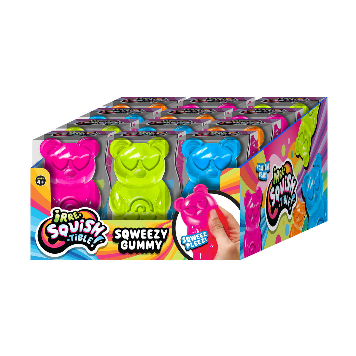 JA-RU Irresquish-tible Sqweezy Gummy Bear Squishy