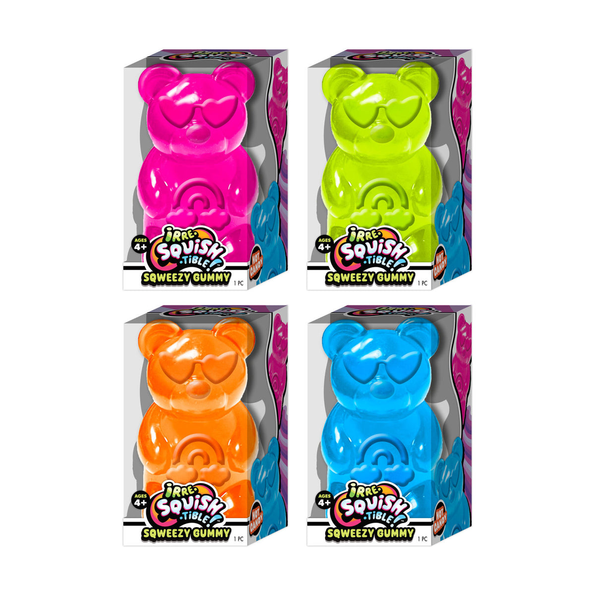 JA-RU Irresquish-tible Sqweezy Gummy Bear Squishy