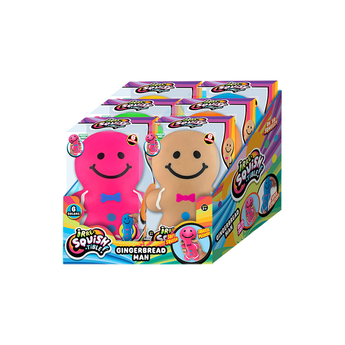 JA-RU Irre-Squish-Tible Gingerbread Man Squishy — PREORDER