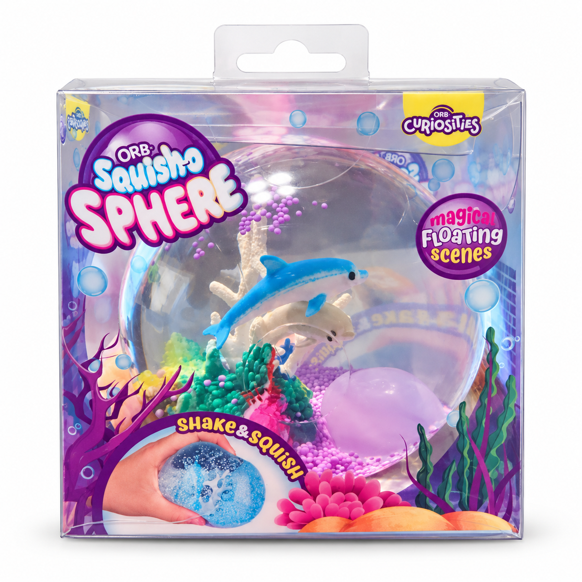 ORB Squisho Sphere – Dolphin Floating Scene