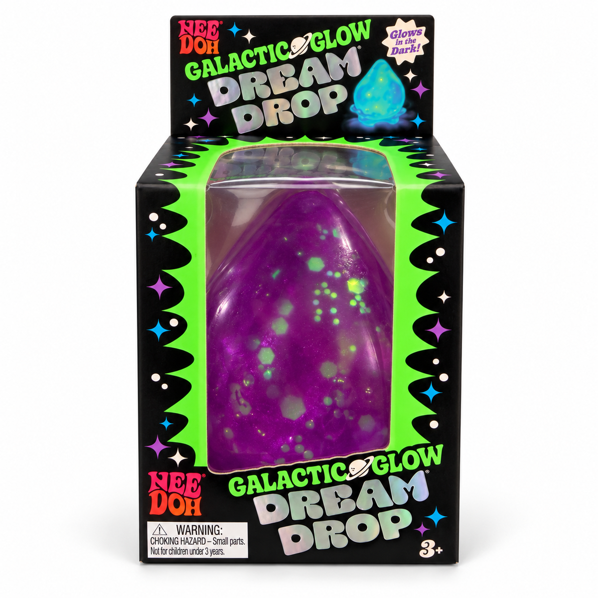 NeeDoh Galactic Glow Dream Drop-Purple