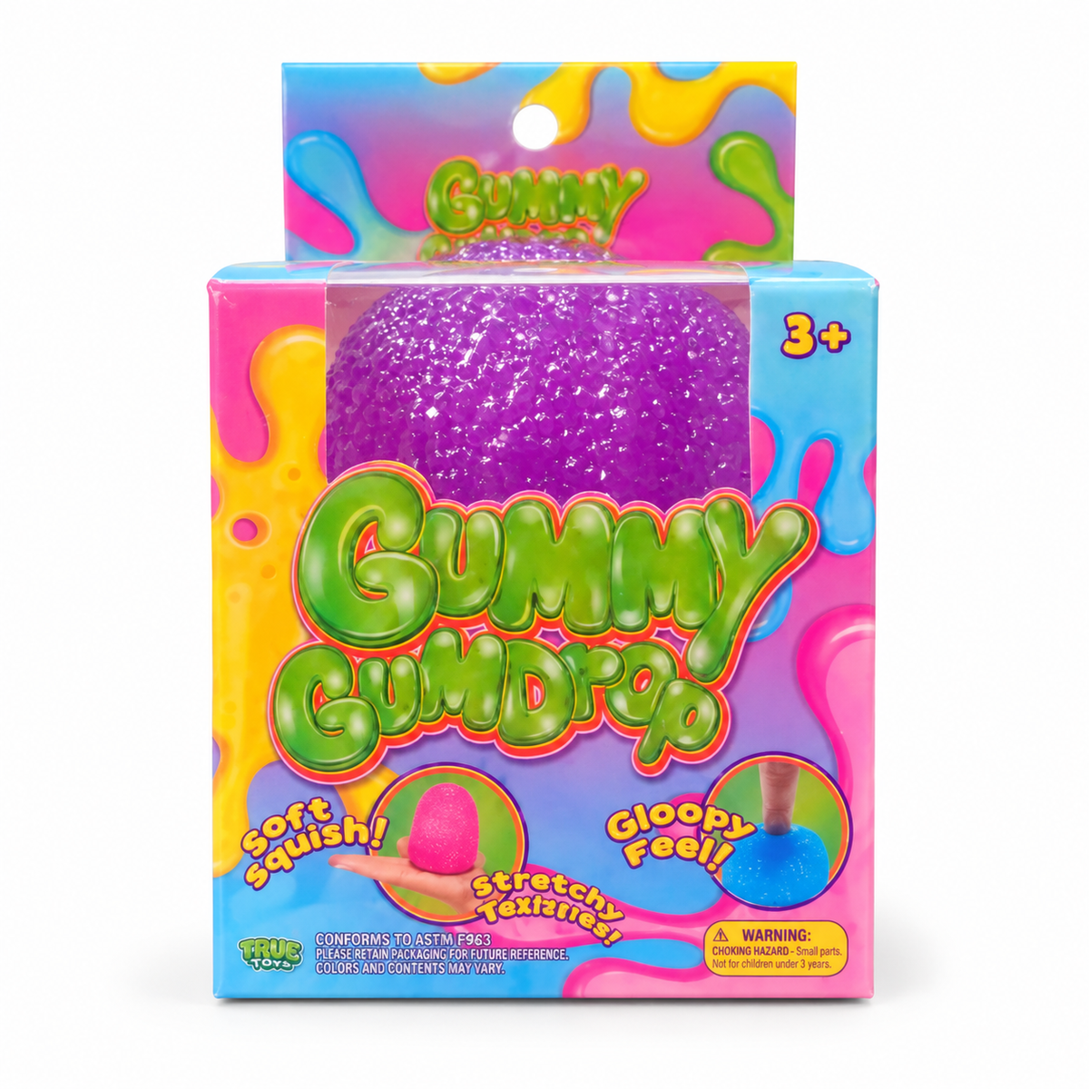 Gummy Gumdrop Squishy – Purple