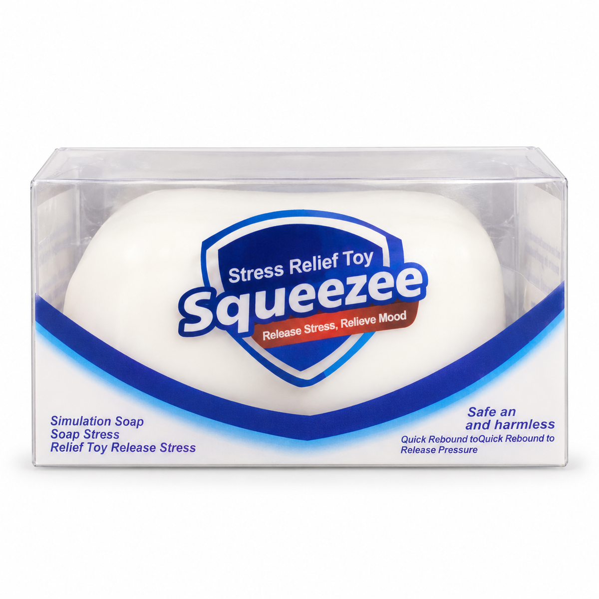 White Crunchy Soap Squishy