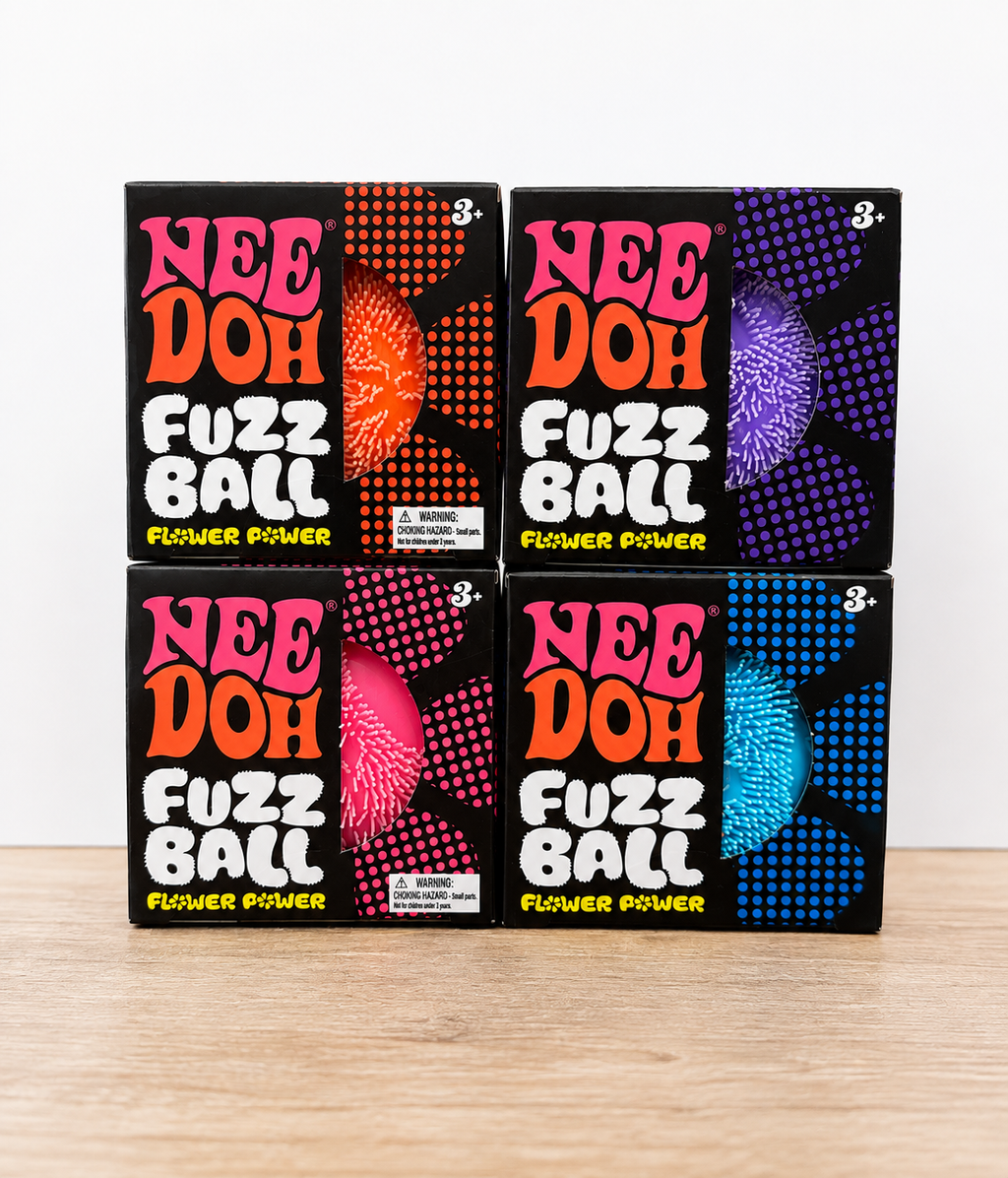 Needoh Fuzz Ball- Flower Power