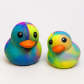 Rainbow Tie-Dye Squishy Duck