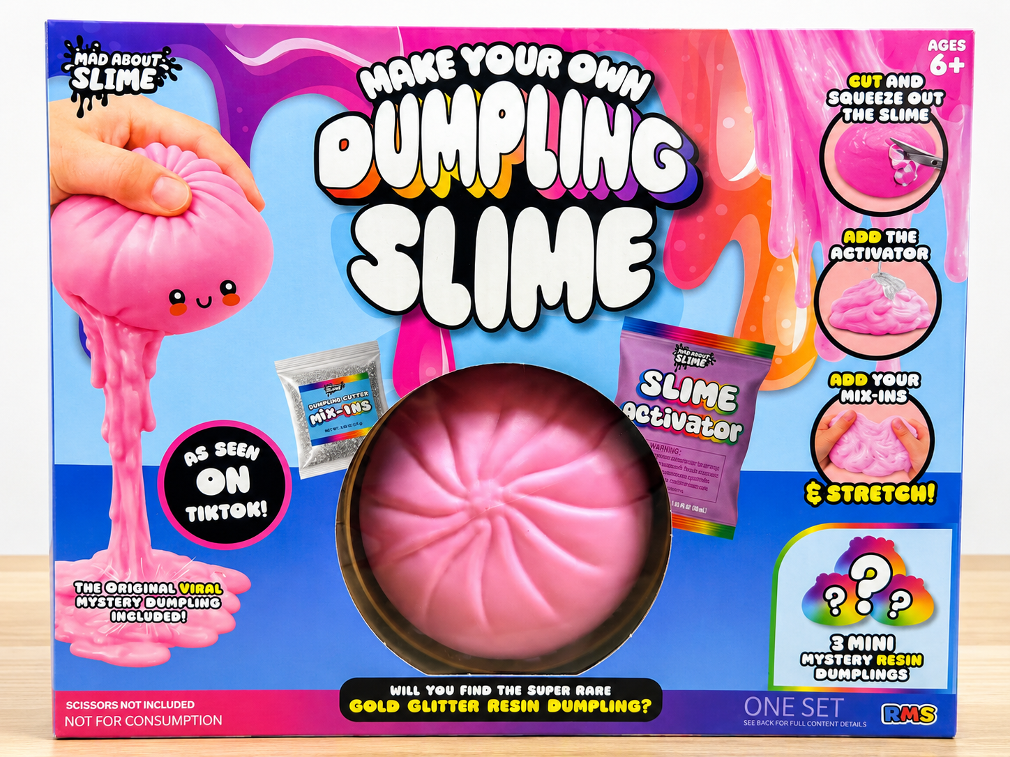 Make Your Own Dumpling Slime Kit- Mad About Slime