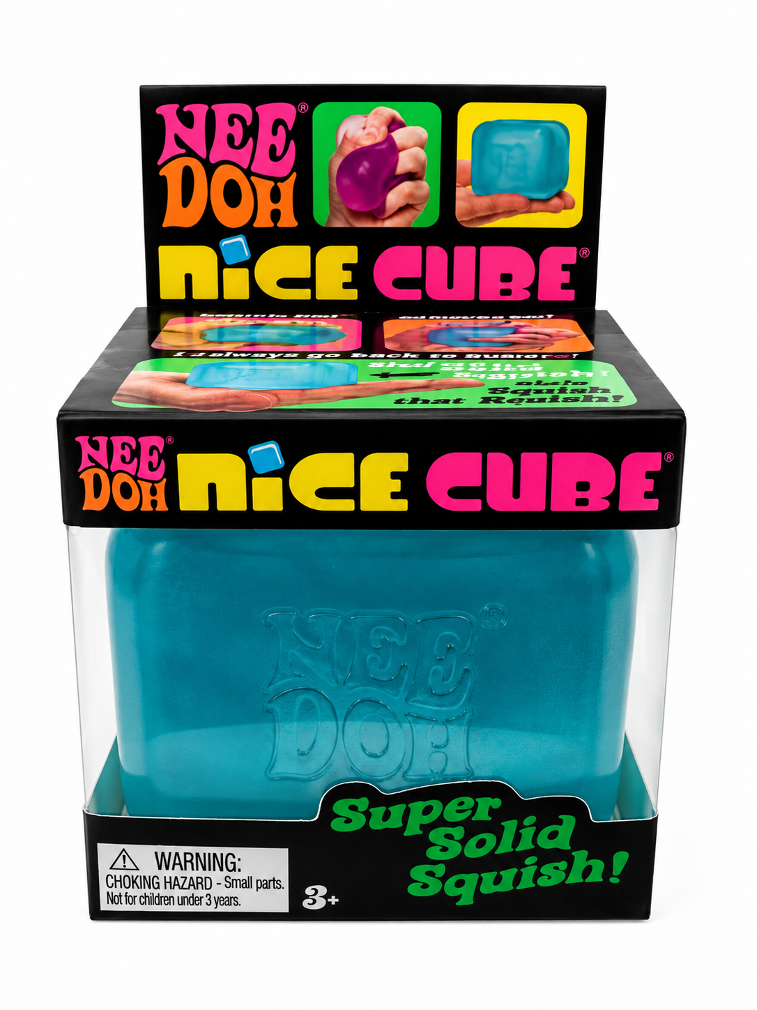 NeeDoh Nice Cube- Super Solid Squish