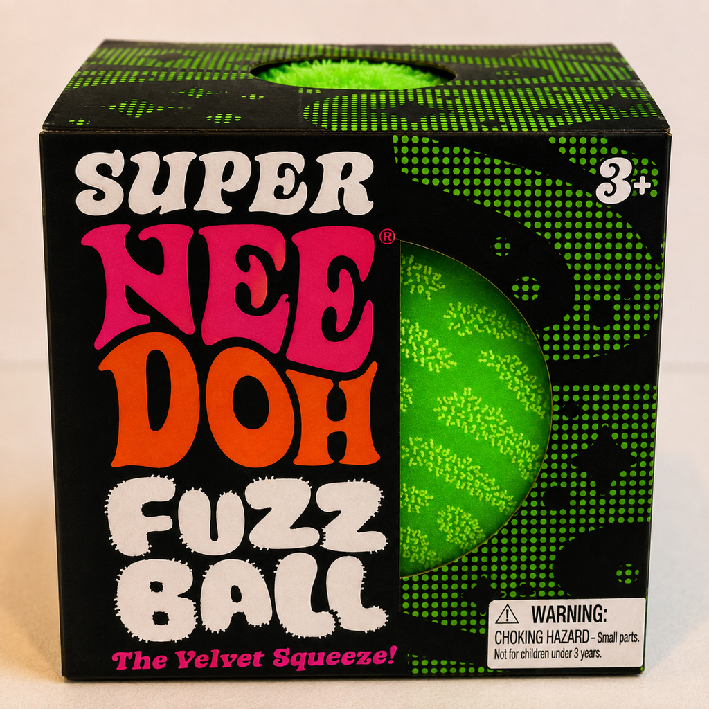 Super NeeDoh Fuzz Ball- The Velvet Squeeze