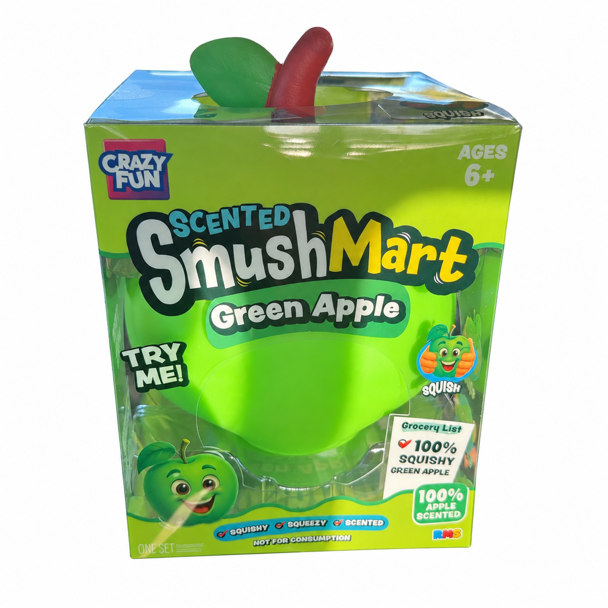 SmushMart Green Apple – Apple-Scented Squishy