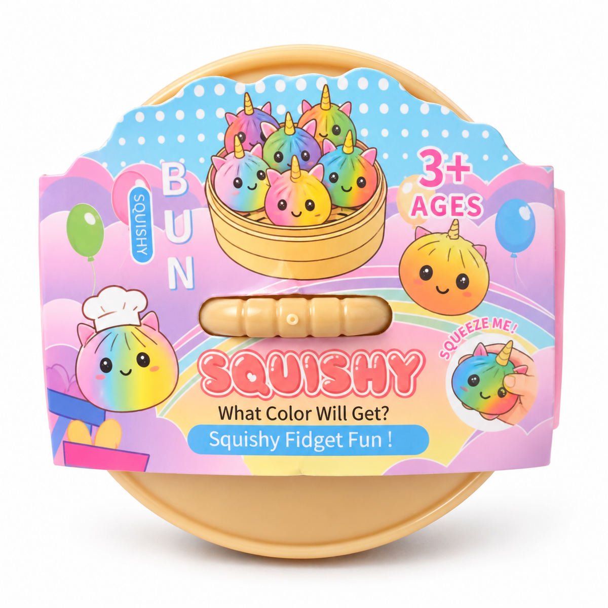 Mini Unicorn Dumpling Squishy