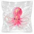 Pink Octopus Sugar Squares Squishy