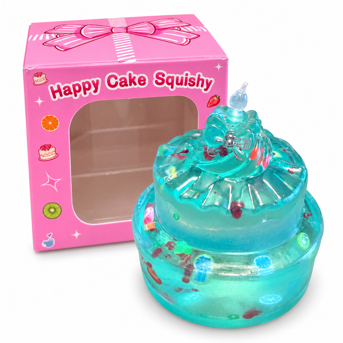Birthday Cake Squishy – Blue