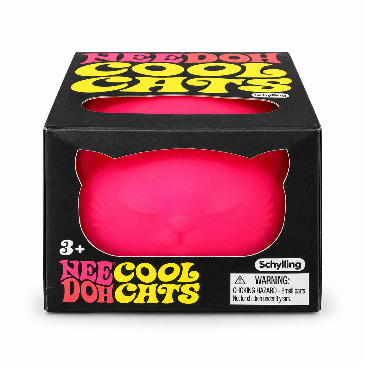 NeeDoh Cool Cat Squishy – Pink