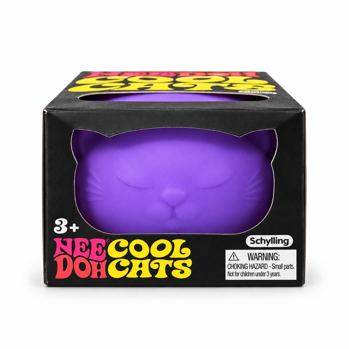 NeeDoh Cool Cat Squishy – Purple