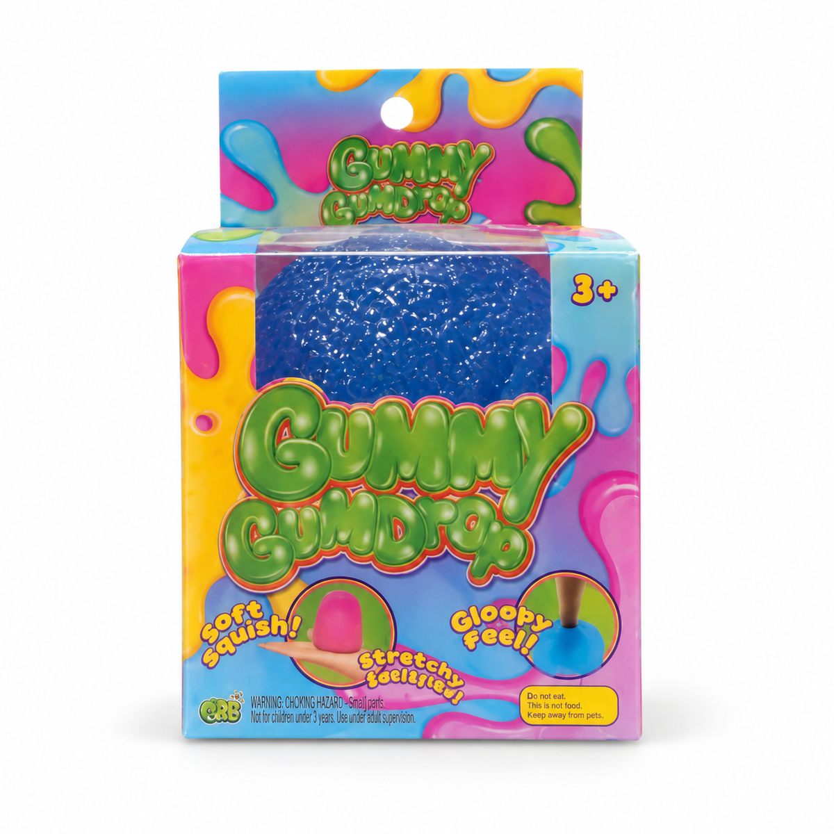 Gummy Gumdrop Squishy – Blue