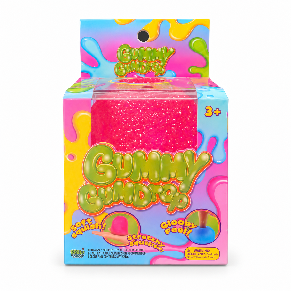 Gummy Gumdrop Squishy – Pink
