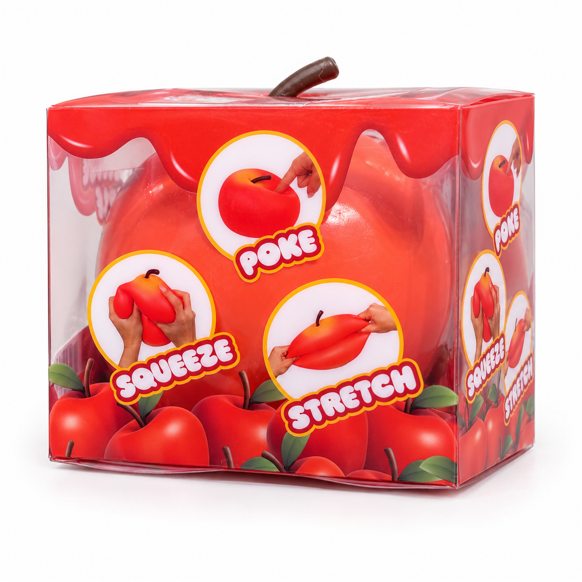 Jumbo Squeeeze Apple Squishy Toy