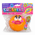 ORB Smushers Squishy Toy – Orange Heart Face
