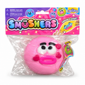 ORB Smushers Squishy Toy – Light Pink Heart Face