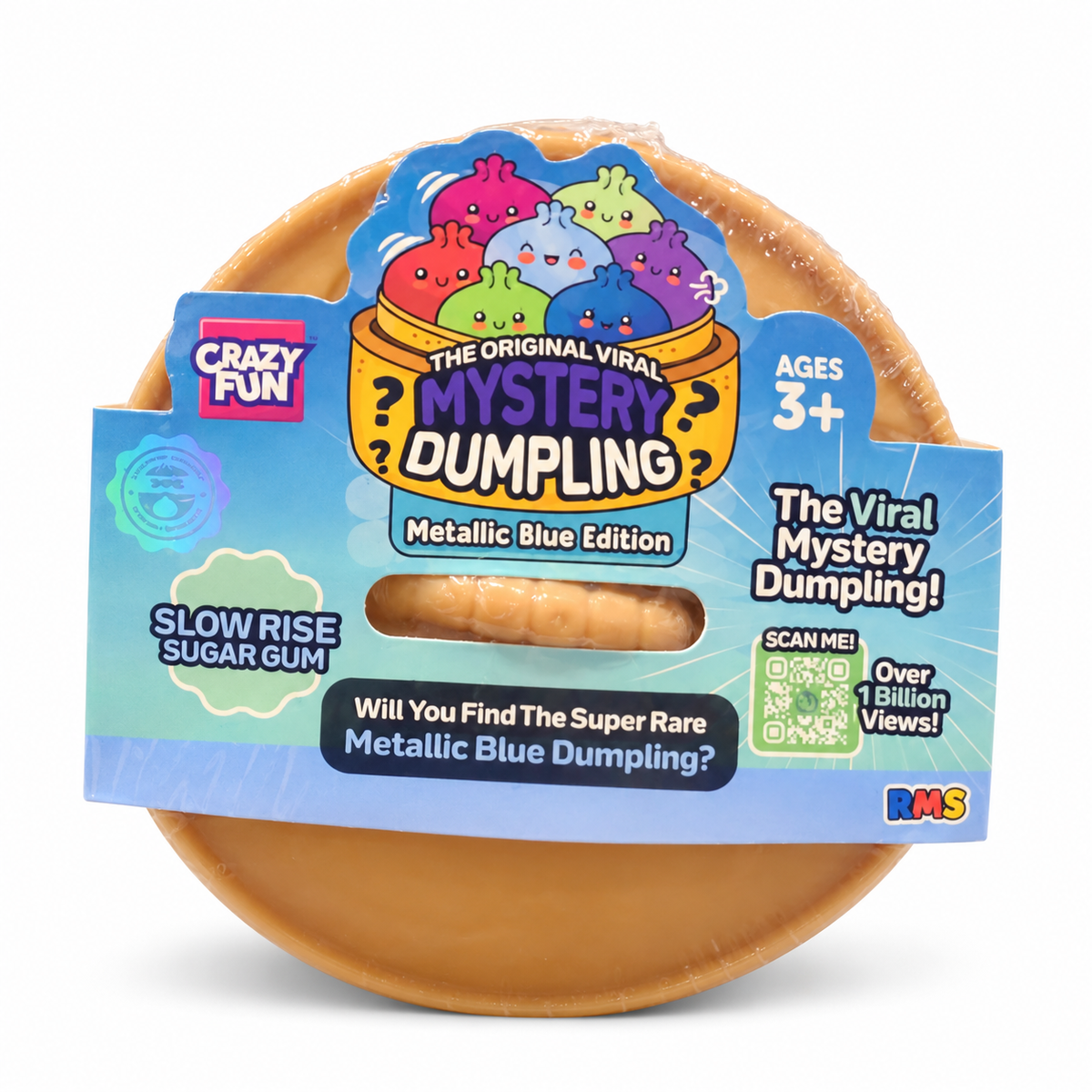 RMS Mystery Dumpling – Metallic Blue Edition (Slow Rise Sugar-Gum)
