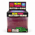 NeeDoh Nice Cube Glitter & Glow – Purple