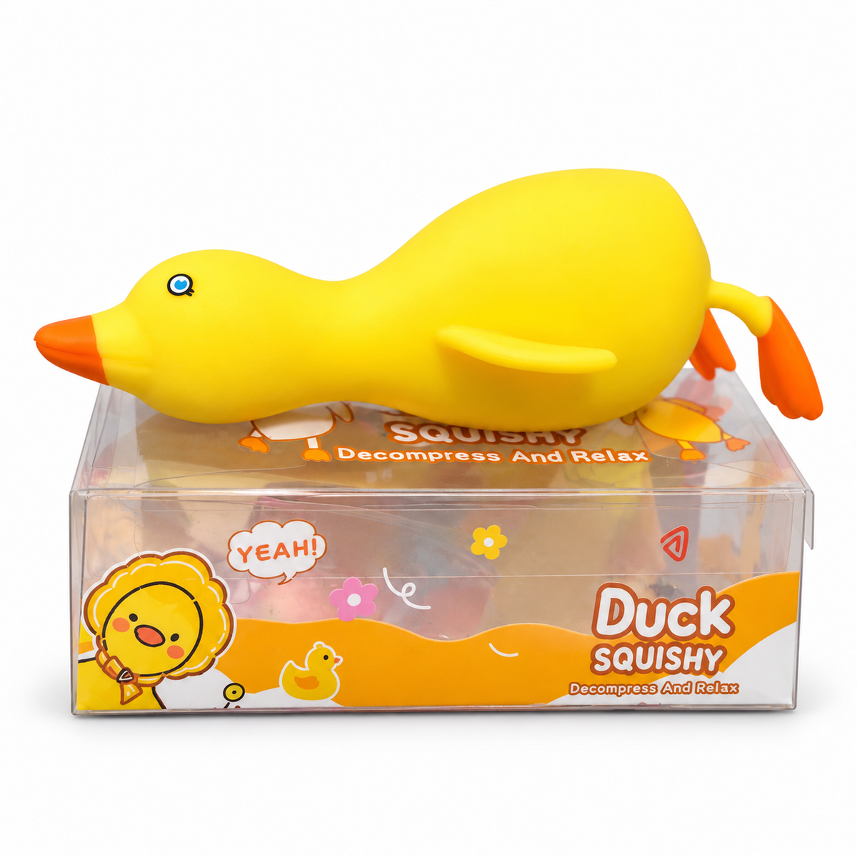Yellow Crunchy Duck Squishy