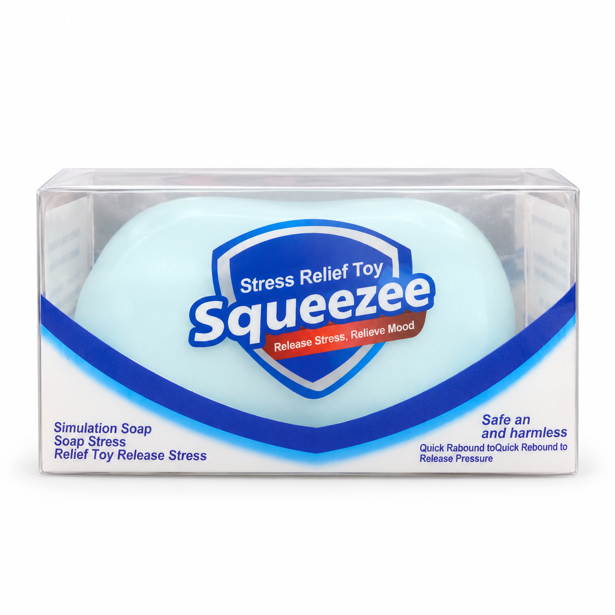 Blue Crunchy Soap Squishy
